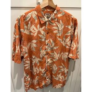 VTG Tommy Bahama Silk Shirt camp‎ beach travel resort colourful